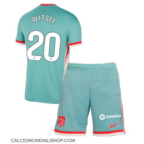 Maglie da calcio Atletico Madrid Axel Witsel #20 Seconda Maglia Bambino 2024-25 Manica Corta (+ Pantaloni corti)